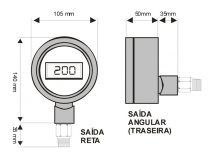 MANÔMETRO DIGITAL MICROPROCESSADO